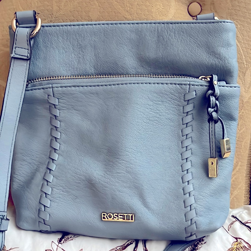 Rosetti Light Blue Crossbody Purse